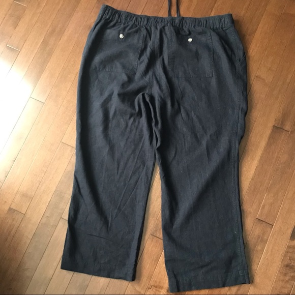 NWOT Blue Denver Hayes ankle pull on pants. Inseam 25”. - Picture 3 of 9